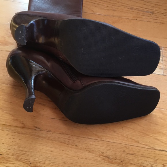 Prada Brown Heeled Boots - Picture 3 of 5